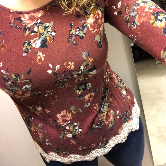 Rewind Long sleeved flower print shirt - Picture 2 of 13